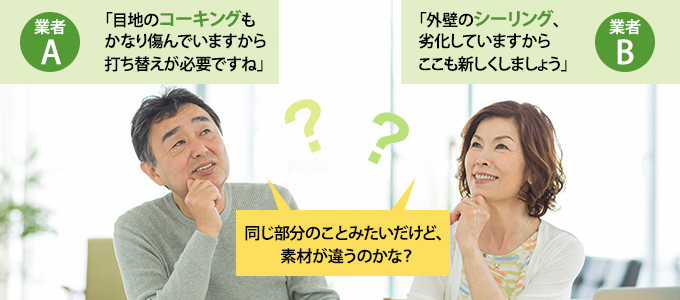 シーリングとコーキングはどう違う?