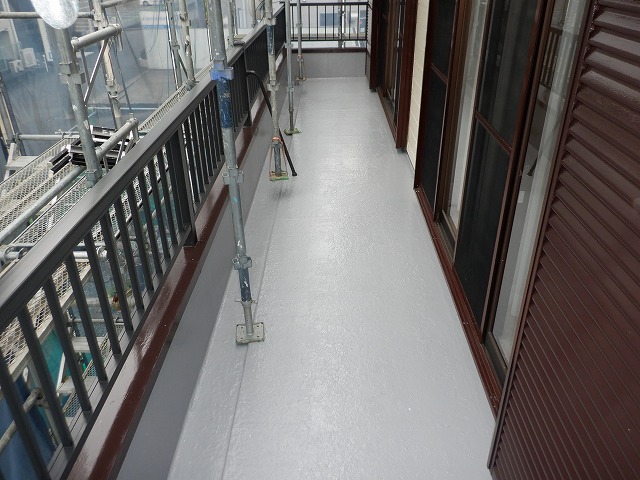 ベランダ塗装後写真