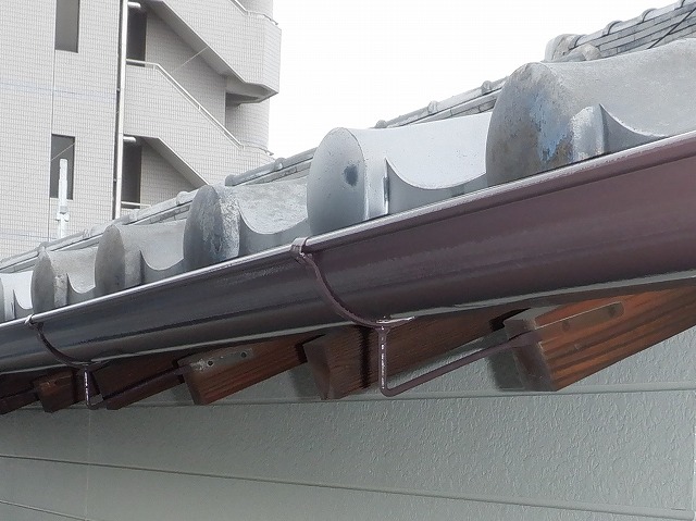 樋塗装後写真
