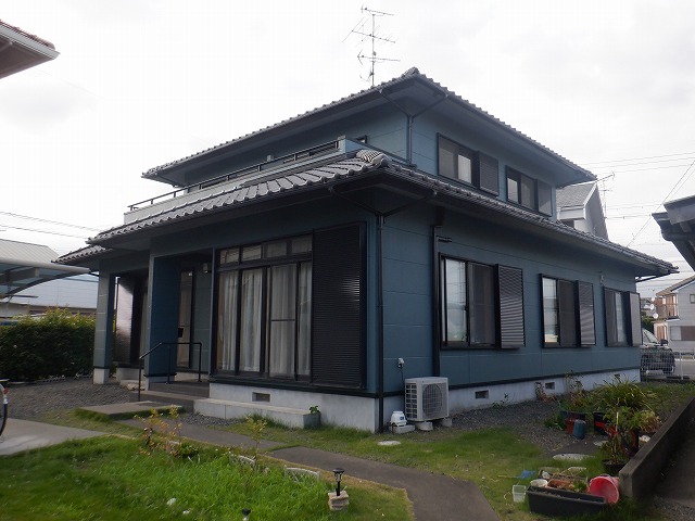 ブルーグラスに塗装後