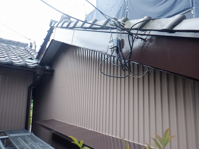 焼津市大井川破風塗装後写真