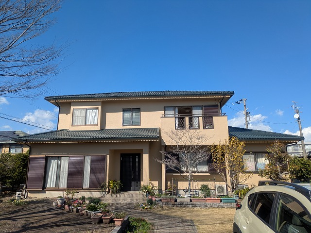焼津市の住友林業住宅の塗装後