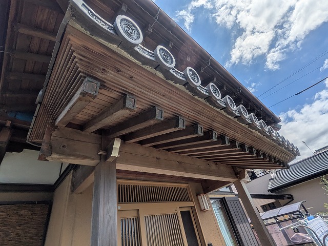島田市の住宅の木部