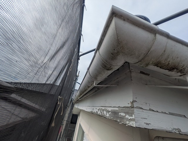 藤枝の住宅木部の塗膜剥離