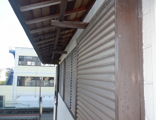 雨戸塗装前写真
